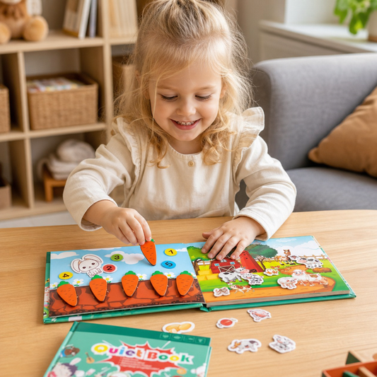 Montessori Reusable Sticker Book for Kids – Learning & Activity Busy Book