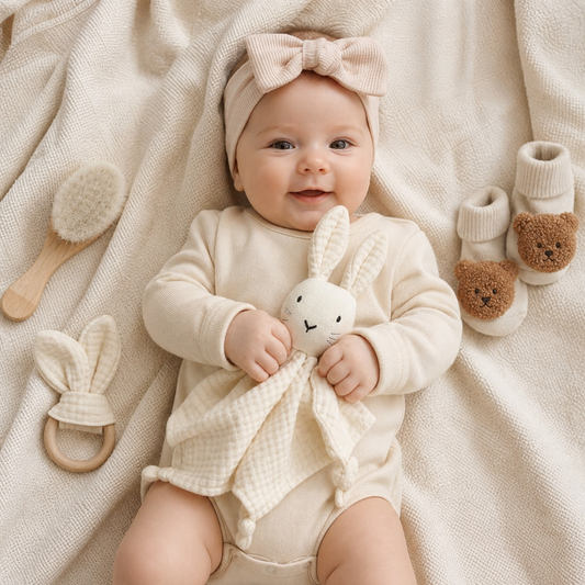 6-Piece Newborn Gift Box Set – Baby Essentials Starter Kit