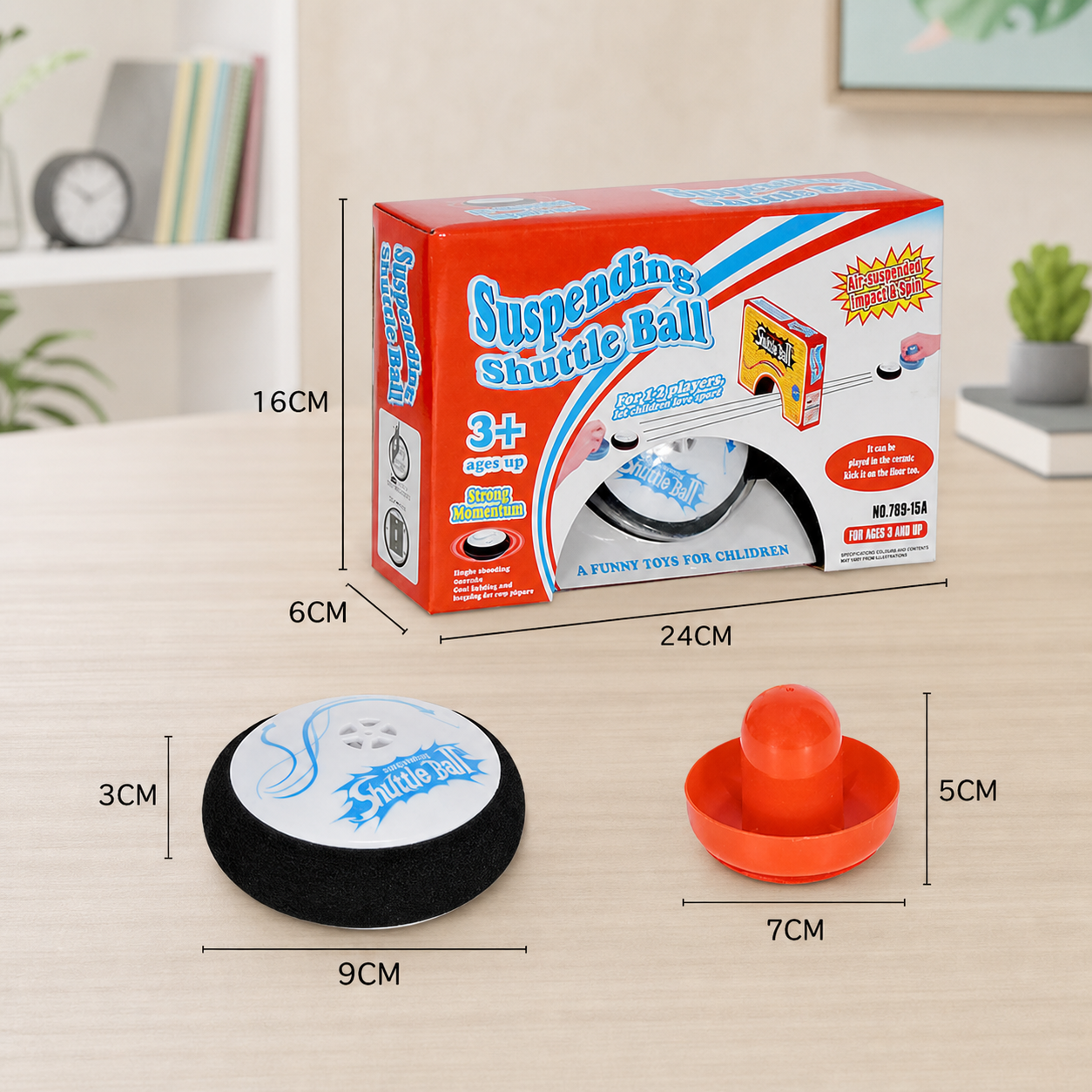 Mini Air Hockey Table Game for Kids – Reaction Game with Pucks