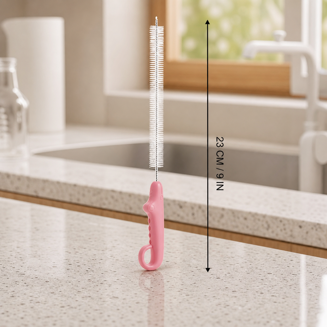 Flexible Straw Cleaning Brush – Long Tube Cleaner for Bottles, Pacifiers & Cups