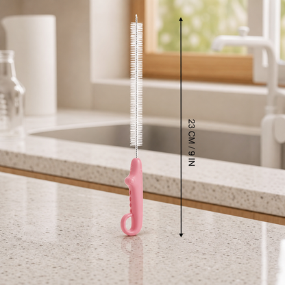 Flexible Straw Cleaning Brush – Long Tube Cleaner for Bottles, Pacifiers & Cups