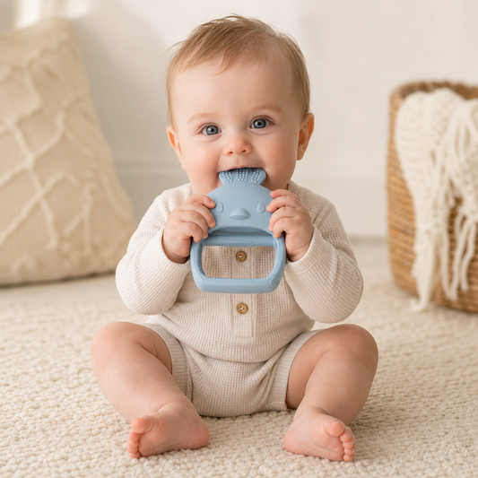 Baby Chick Silicone Teether – Gentle Food-Grade Soothing Toy