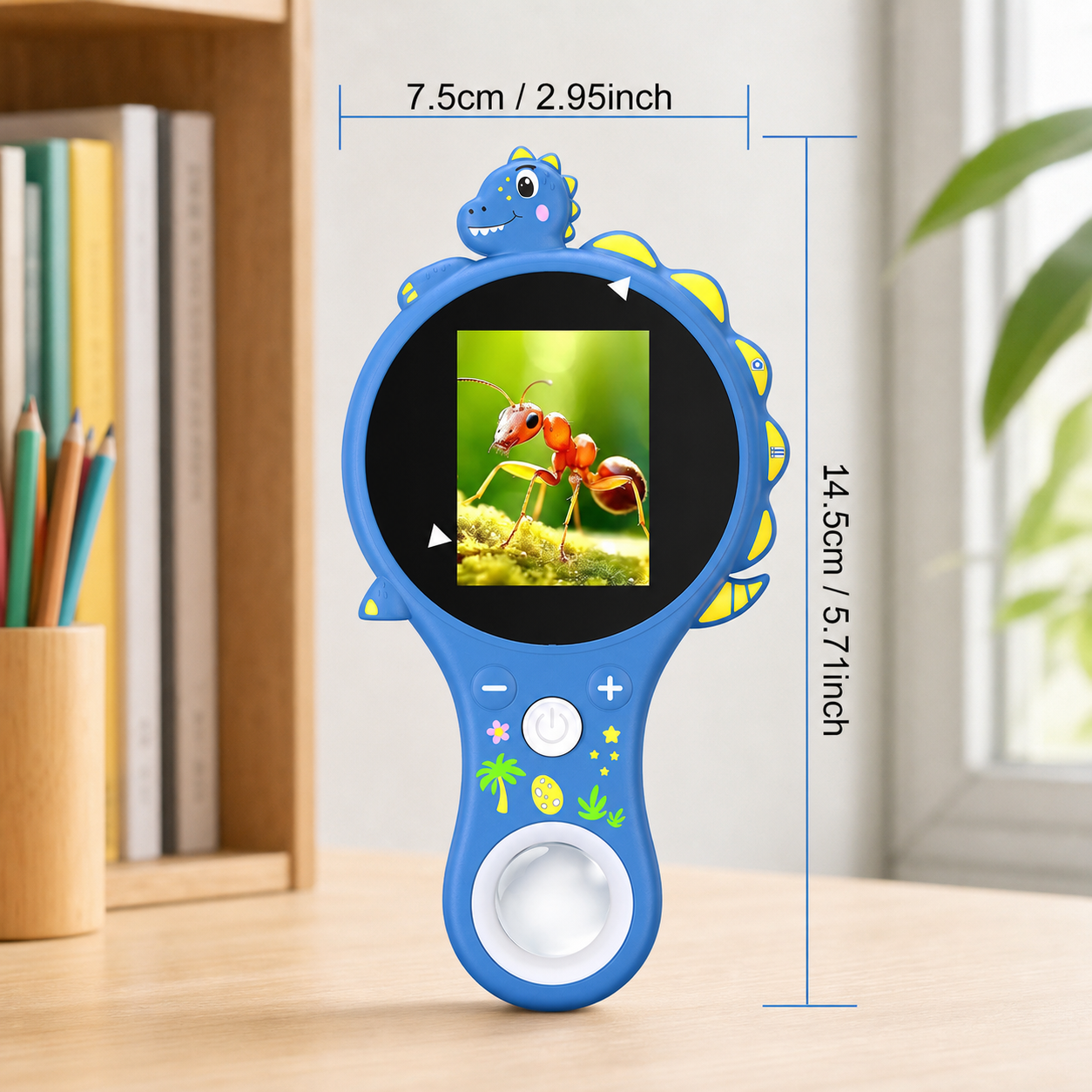 Kids Digital Video Microscope with Screen – Portable Science Explorer for Little Investigators