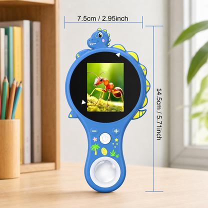 Kids Digital Video Microscope with Screen – Portable Science Explorer for Little Investigators