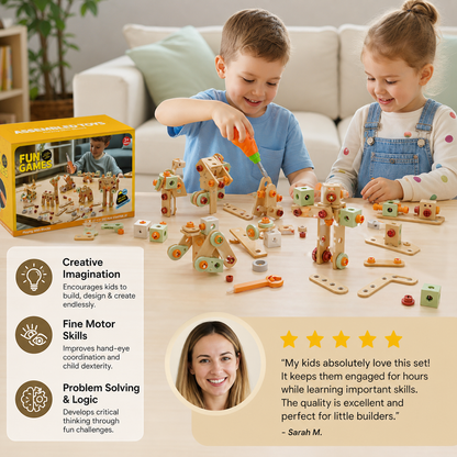 Kids Tool Set for Building & Fixing – Educational Construction Toy