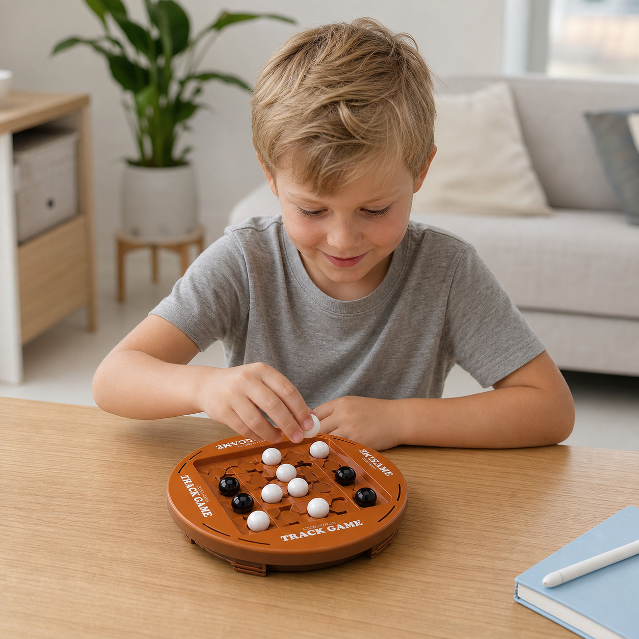 Rotating Logic Strategy Game – 4-in-a-Row Family Brain Teaser