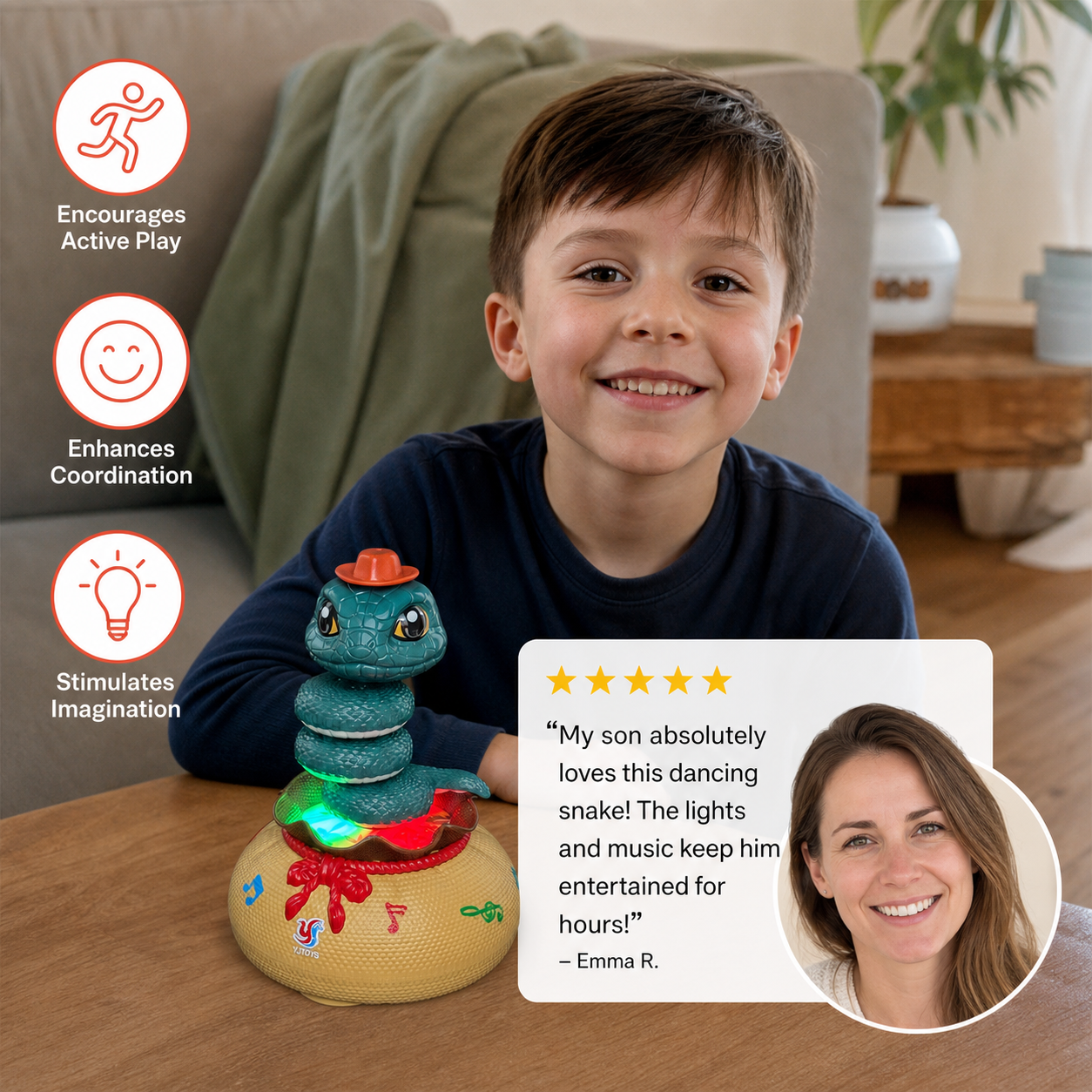 Dancing Snake Kids Toy