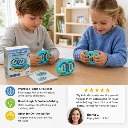 Two-sided Colour Ball Logic Game