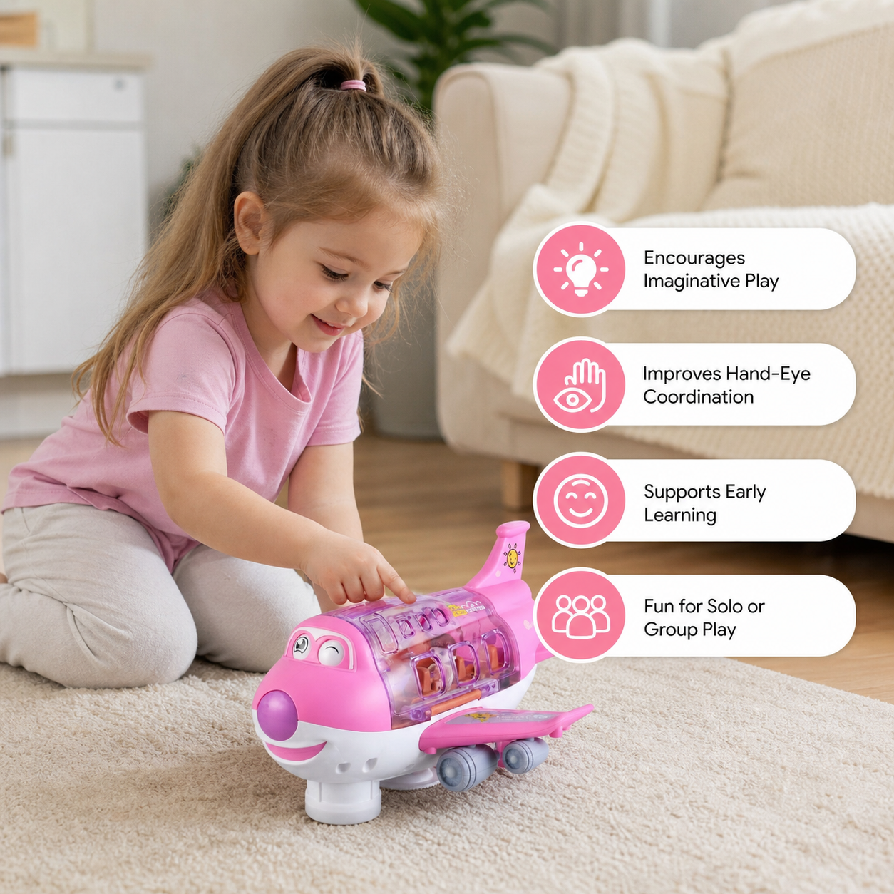 Funny & Dancing Aeroplane Toy