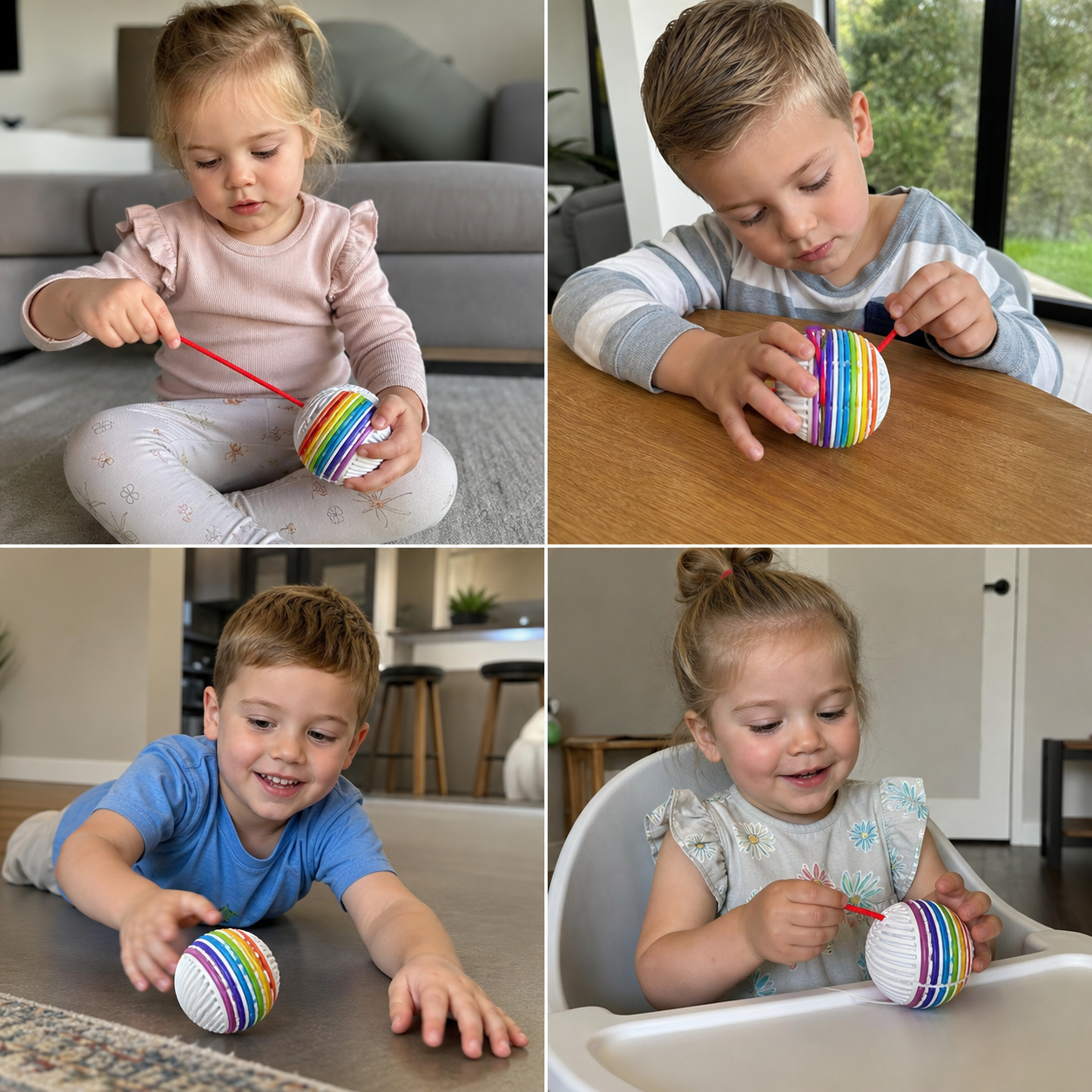 Montessori Sensory Ball – Colour Learning & Fine Motor Skills Toy