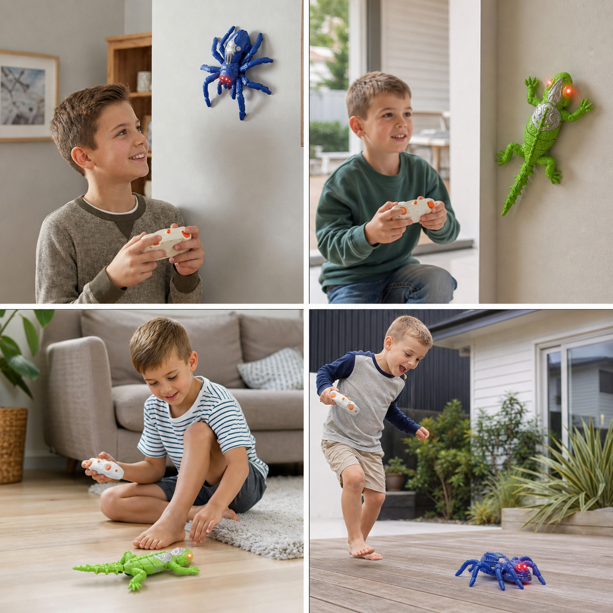 Remote Control Wall Climbing Spider/Gecko – RC Climbing Toy for Walls & Ceilings