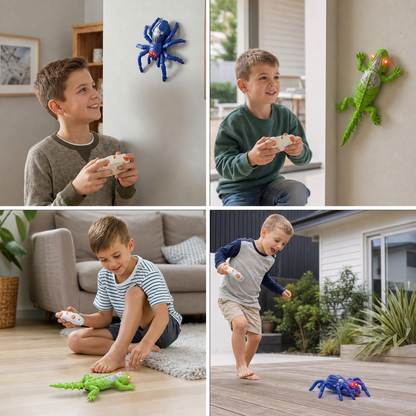 Remote Control Wall Climbing Spider/Gecko – RC Climbing Toy for Walls & Ceilings
