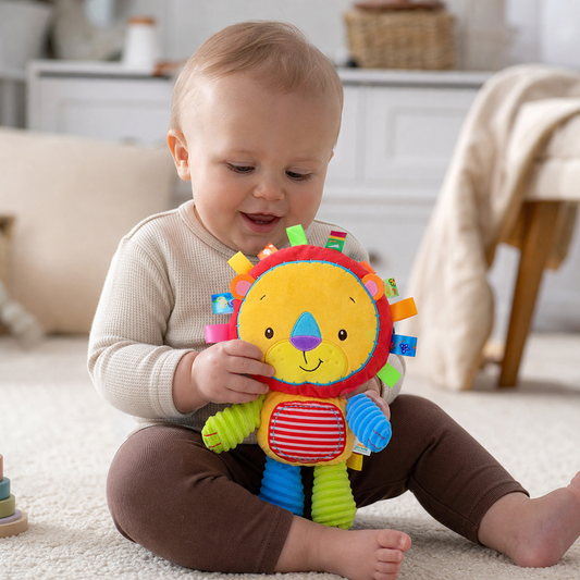Sensory plush toy for babies