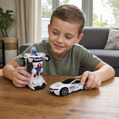 Transforming Police Car Toy