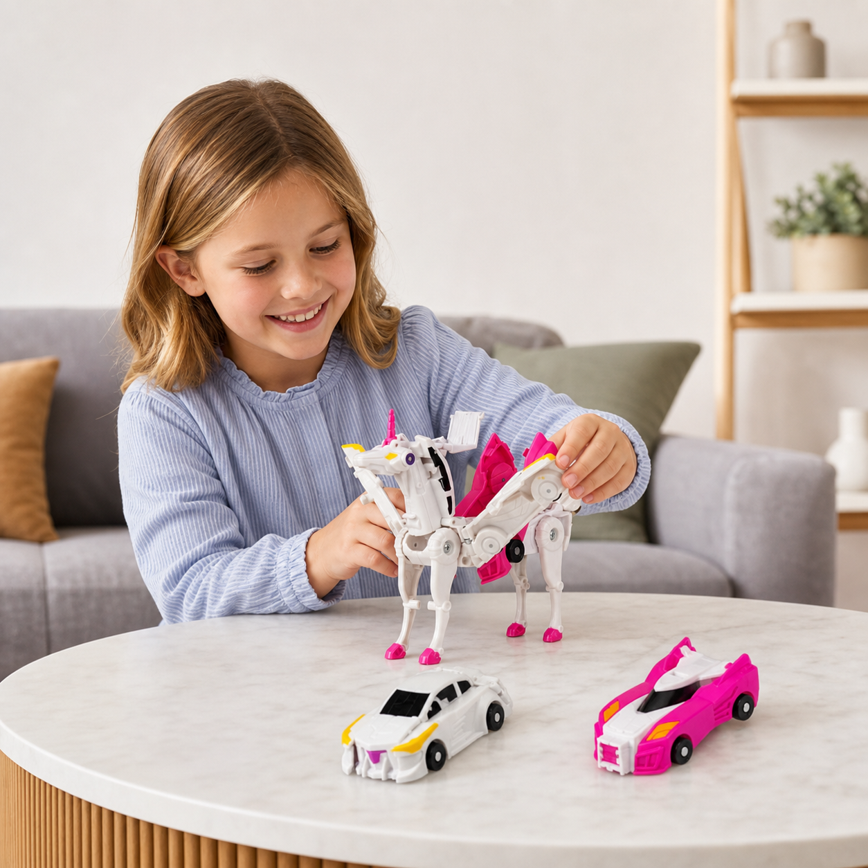 unicorn transforming cars