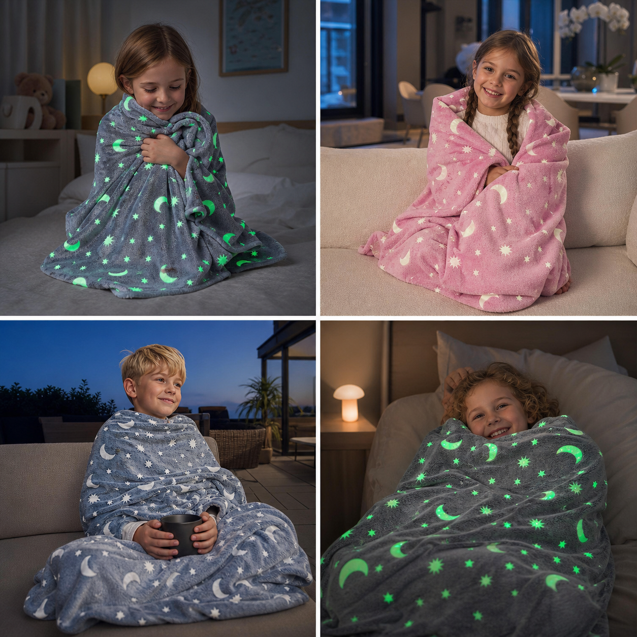 Glow In The Dark Kids Blanket