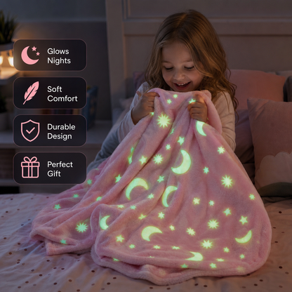 Glow In The Dark Kids Blanket