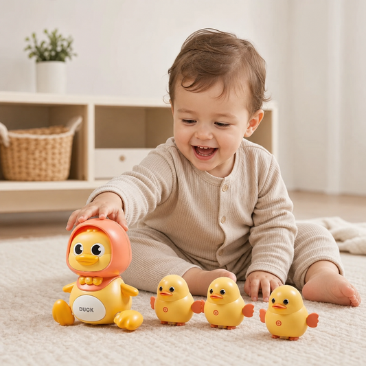 Wobbling Duck Family Kids Toy
