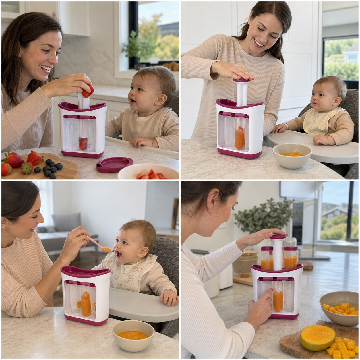 Practical Fruit Puree Maker for Babies