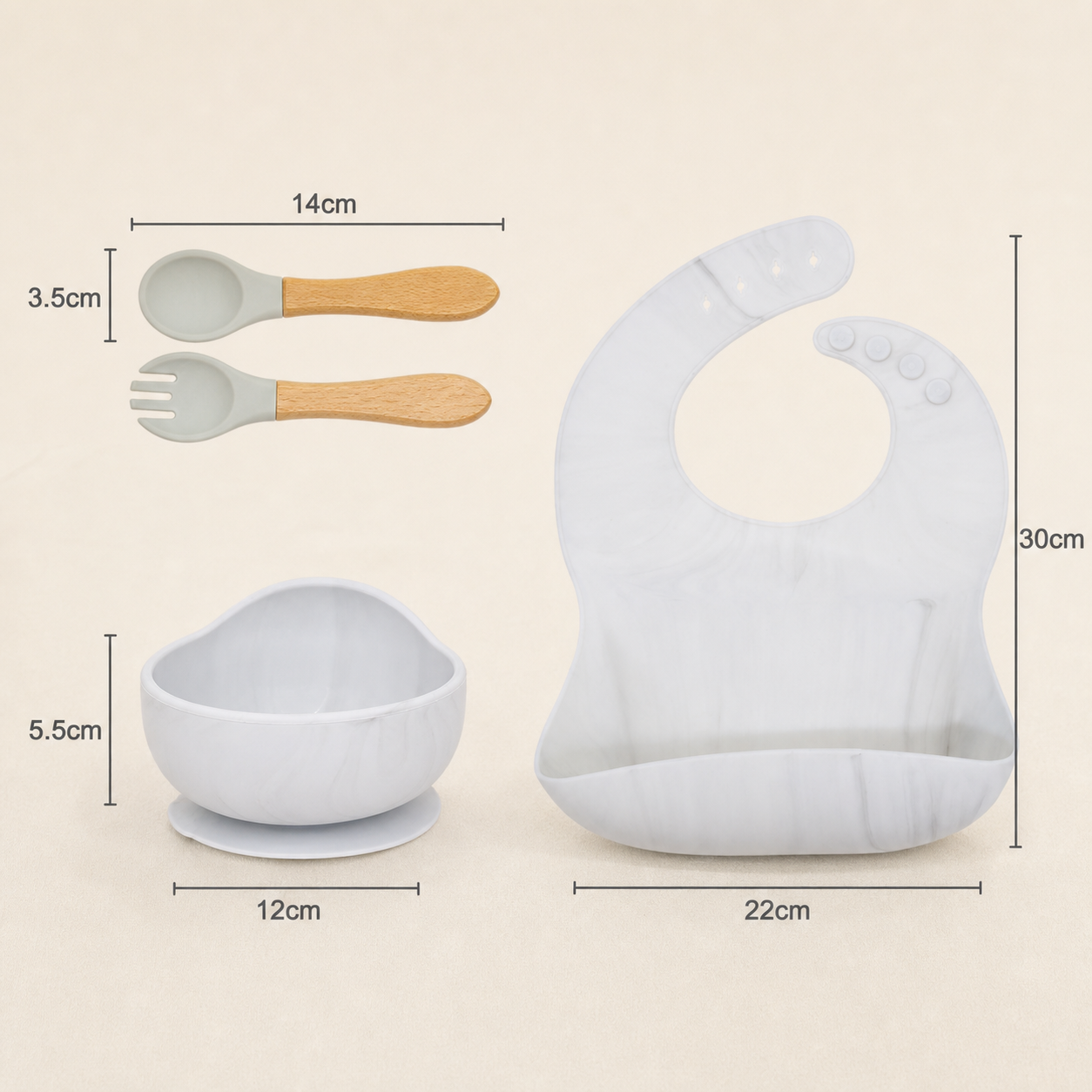 Silicone Feeding Set for Babies
