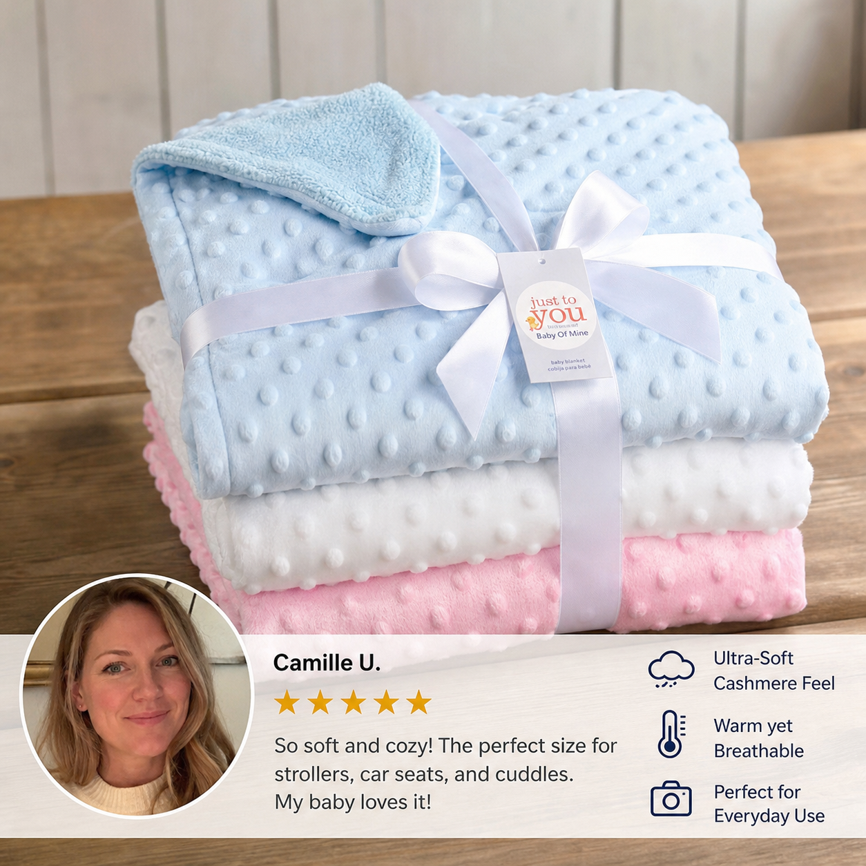 Premium Baby Blanket made of Cashmere