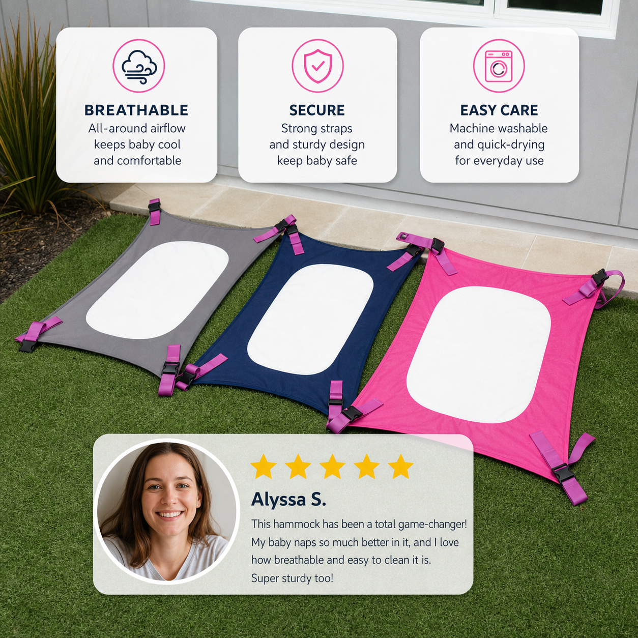 Breathable Baby Hammock