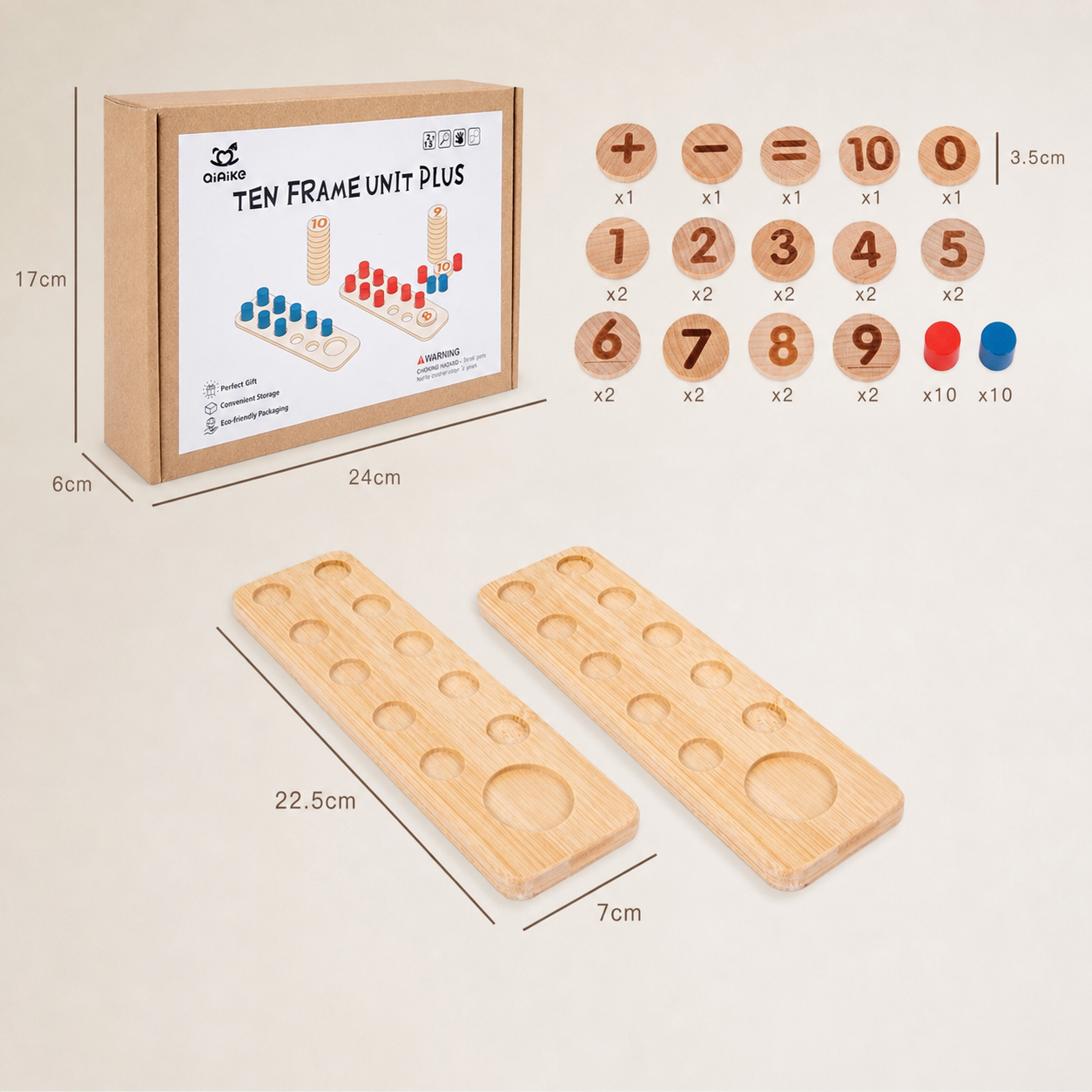 Learning to Count Made Easy - Wooden Toy