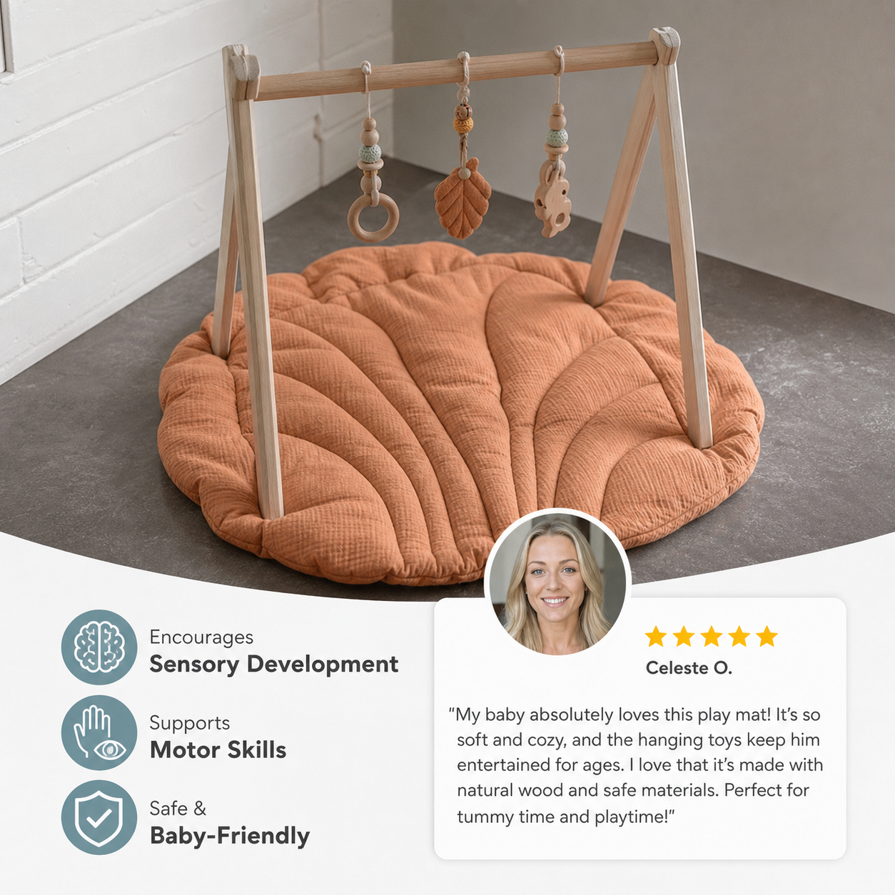 Baby Premium Wooden Play Mat