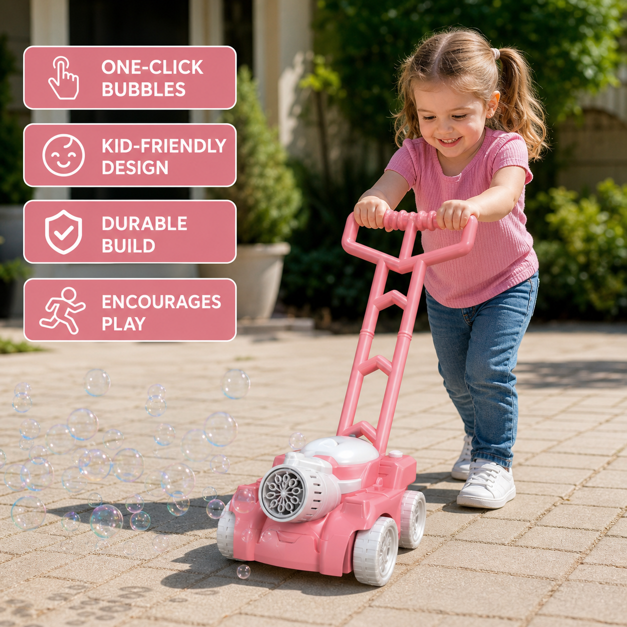 Bubble Lawn Mower Toy