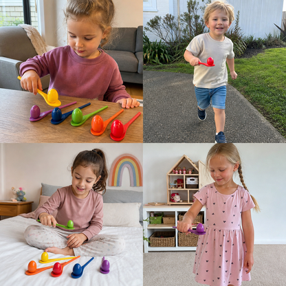 Montessori Wooden Color Spoons