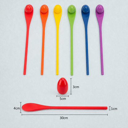 Montessori Wooden Color Spoons
