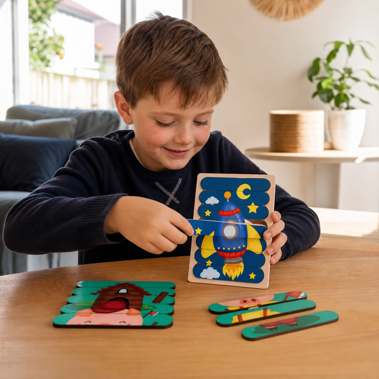 Montessori Wooden Puzzle