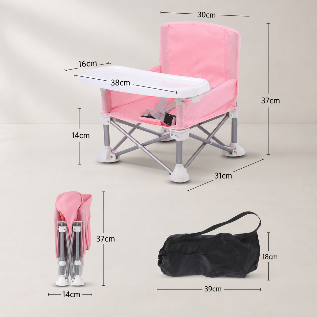 KiddyThrone - Portable Camping Chair for Toddlers