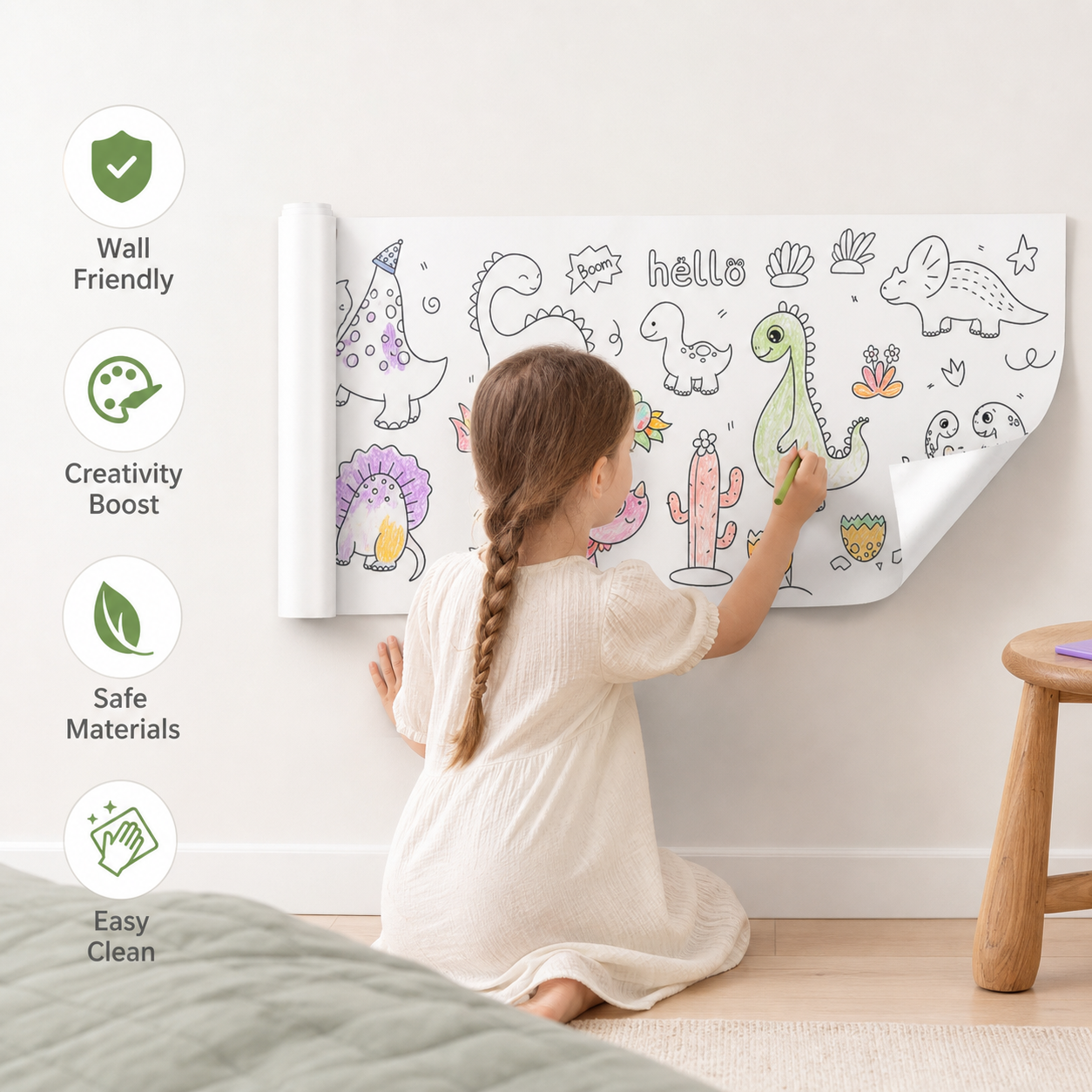 ArtRoll - Wall Sticking Drawing Roll