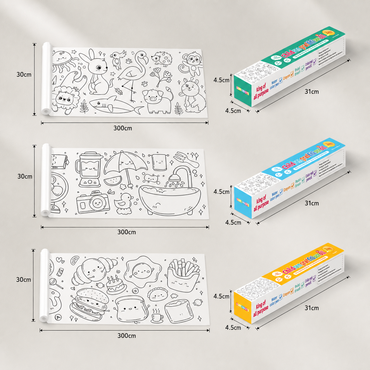 ArtRoll - Wall Sticking Drawing Roll