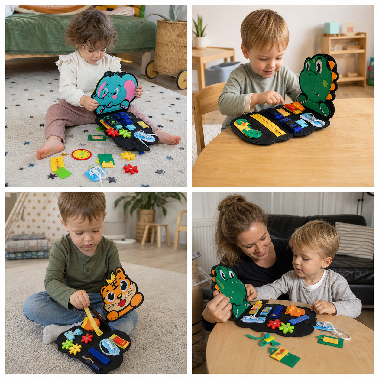 Montessori Activity Book in Animal Design