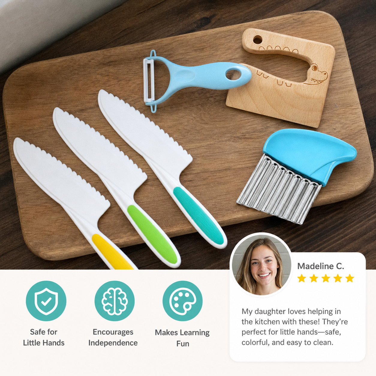 Safe Kitchen Set - For Little Chefs