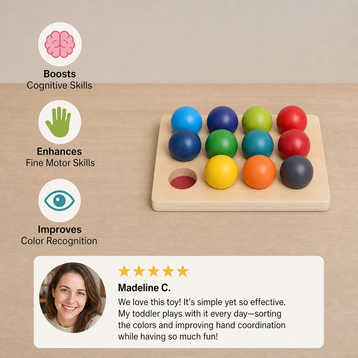 Montessori Rainbow Sorting Games