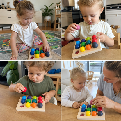 Montessori Rainbow Sorting Games
