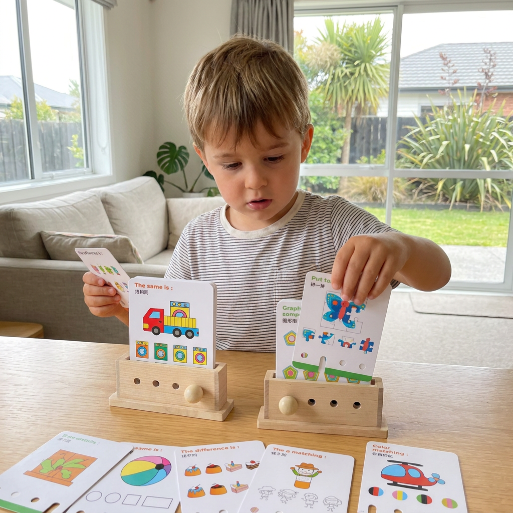Wooden Logic Educational Unlocking Game for Kids - Preschool Skill Developement