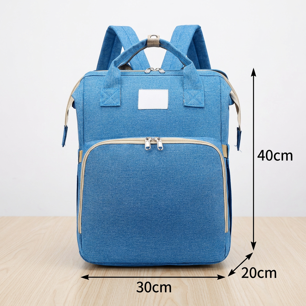 2-in-1 Backpack with Integrated Baby Bed