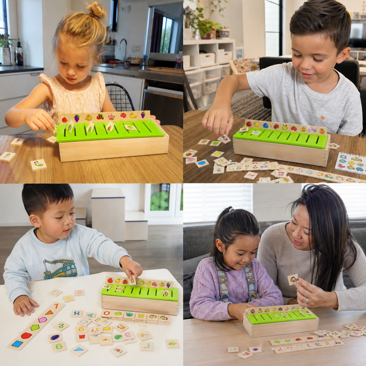 Montessori Wooden Sorting Box