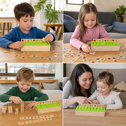 Montessori Wooden Sorting Box