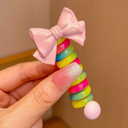 Cute Kids Spiral Hair Tie Set