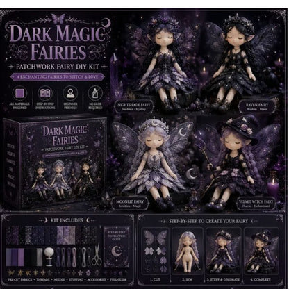 Fairy DIY Sewing Kit for Kids – Make Enchanting Fairy Dolls with Fabric, Accessories & Instructions