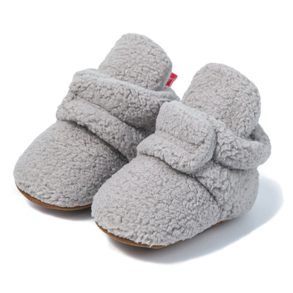Warm & Cozy Sherpa Baby Booties for Winter