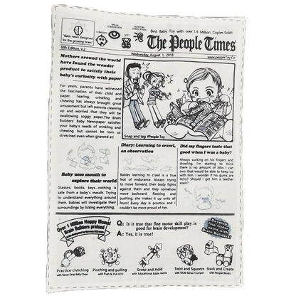 Crinkly Baby Newspaper