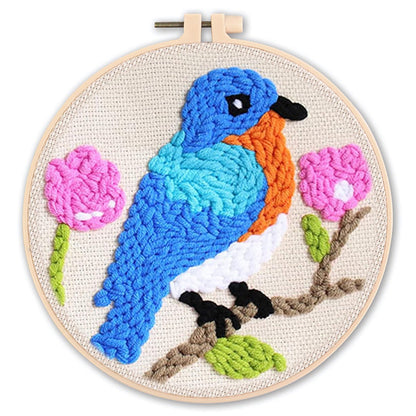 Punch Needle Embroidery Starter Kit – Beginner DIY Set with Beautiful Patterns