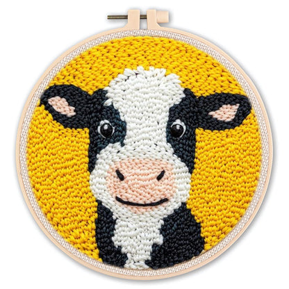 Punch Needle Embroidery Starter Kit – Beginner DIY Set with Beautiful Patterns