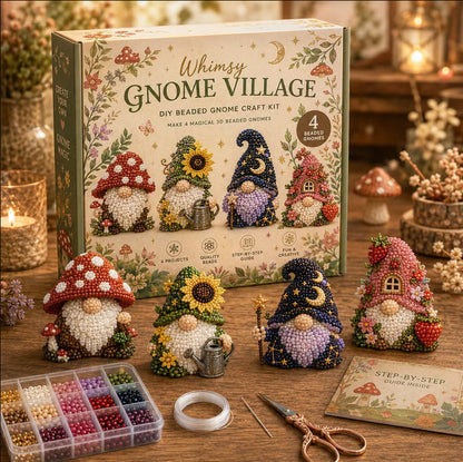 3D Beaded Animal Craft Kit – DIY Mini Bead Art Set for Beginners
